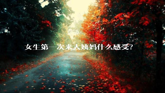 女生第一次来大姨妈什么感受？