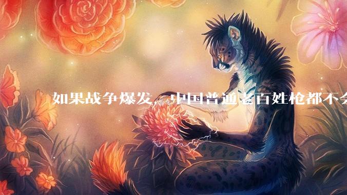 如果战争爆发，中国普通老百姓枪都不会打该怎样自卫？